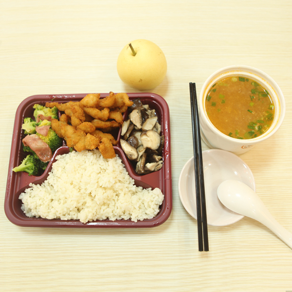 万康餐饮食堂承包饭菜实拍